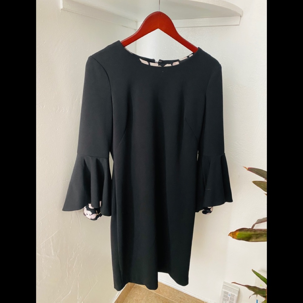Liz Claiborne Stylish  Black Dress with flowers